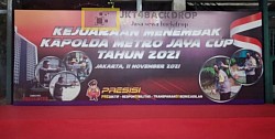Backdrop Kapolda Metro Jaya Cup 2021 PB Perbakin Senayan