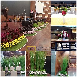Mini garden, flower table PUPR, Auditorium PUPR
